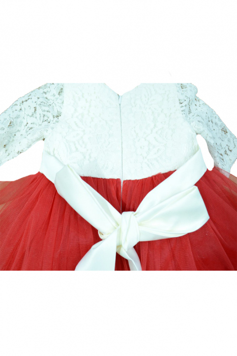 Rochita eleganta pentru fete Colibri 1112RA-80, Rosu [3]