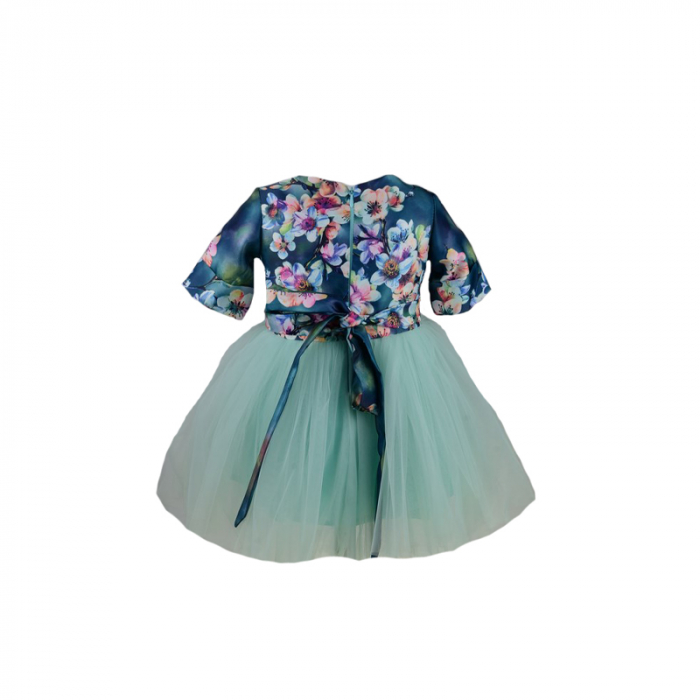 Rochita eleganta pentru fete Colibri 8062V-80, Verde [4]