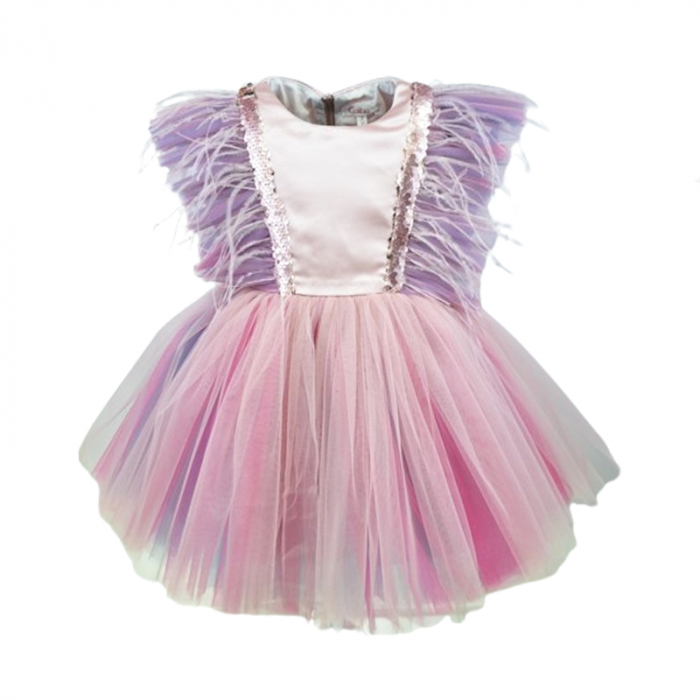 Rochie eleganta pentru fete Colibri RCLB-3, Multicolor [1]