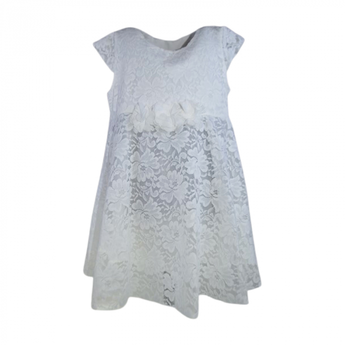 Rochie eleganta pentru fete, Lucky, LK3751, Alb [1]