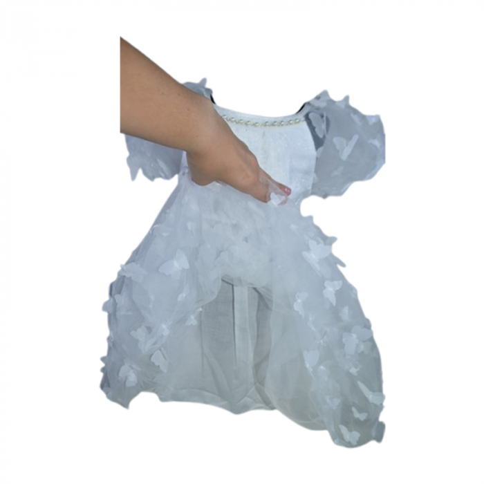 Rochie eleganta pentru fete, Lucky, LK709, Alb [4]