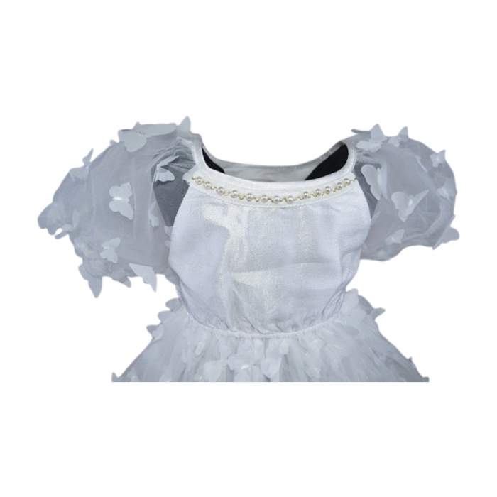 Rochie eleganta pentru fete, Lucky, LK709, Alb [3]