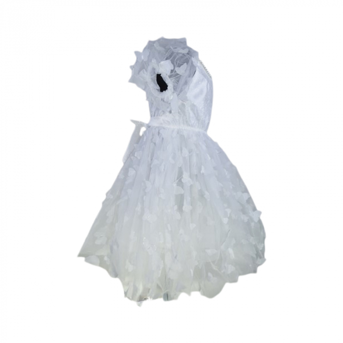 Rochie eleganta pentru fete, Lucky, LK709, Alb [5]
