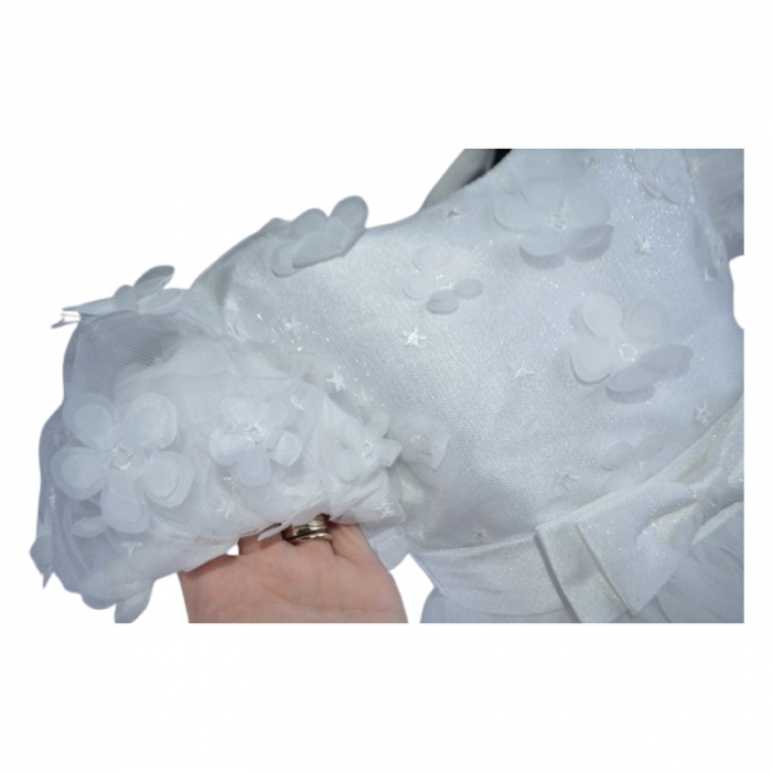 Rochie eleganta pentru fete, Lucky, LK709F, Alb [3]