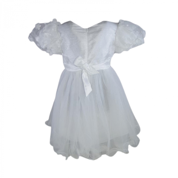 Rochie eleganta pentru fete, Lucky, LK709F, Alb [5]