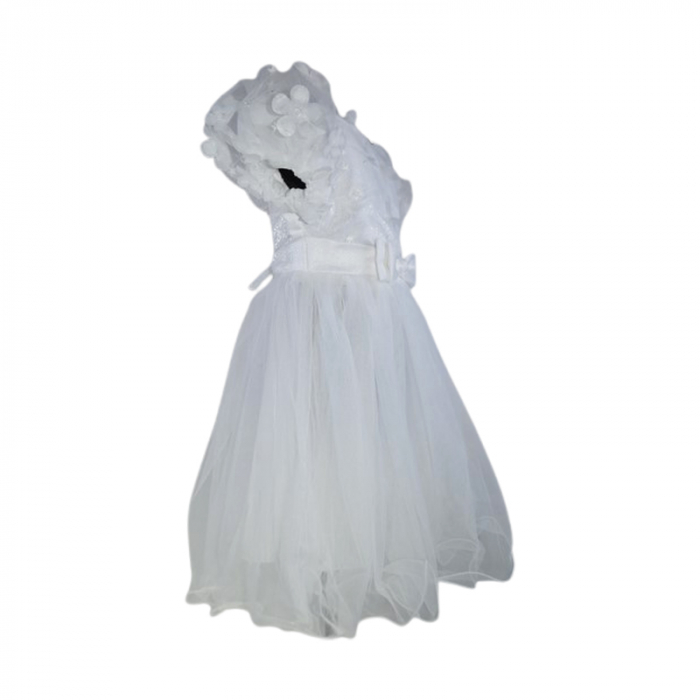 Rochie eleganta pentru fete, Lucky, LK709F, Alb [4]
