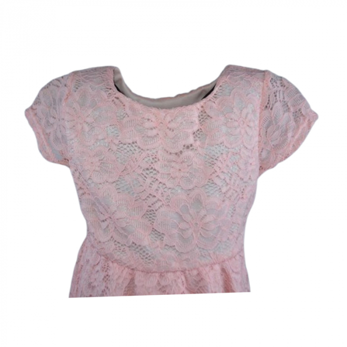 Rochie eleganta pentru fete, Lucky LK720, Roz [2]