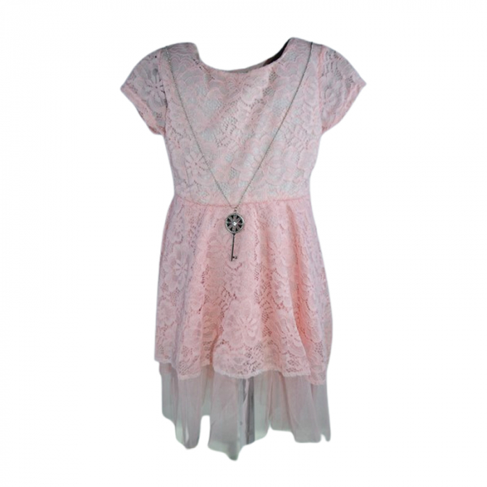 Rochie eleganta pentru fete, Lucky LK720, Roz [1]