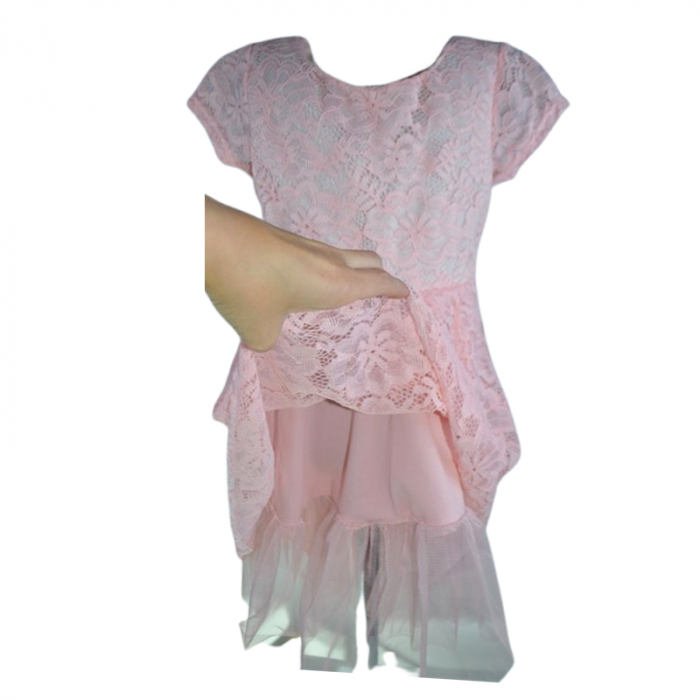 Rochie eleganta pentru fete, Lucky LK720, Roz [5]