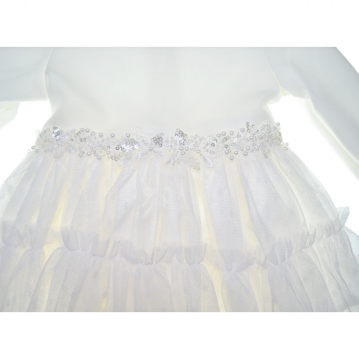 Rochie eleganta pentru fete LULU DESIGN 141123-4, Crem [3]