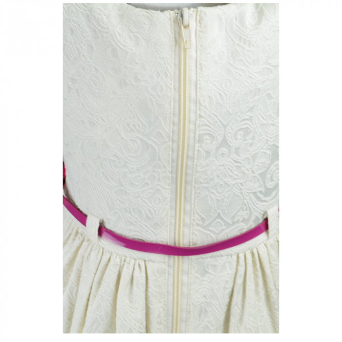 Rochita eleganta pentru fete Mini Junior 1318C-98-cm, Crem [3]