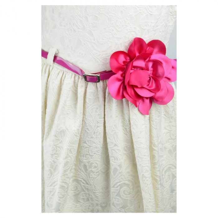 Rochita eleganta pentru fete Mini Junior 1318C-98-cm, Crem [2]