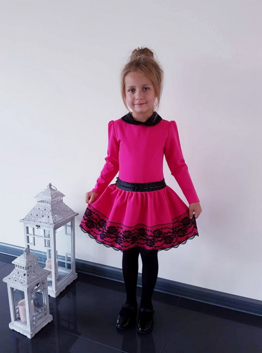 Rochita eleganta pentru fete Mini Junior ANBJ1R-98, Fucsia [3]