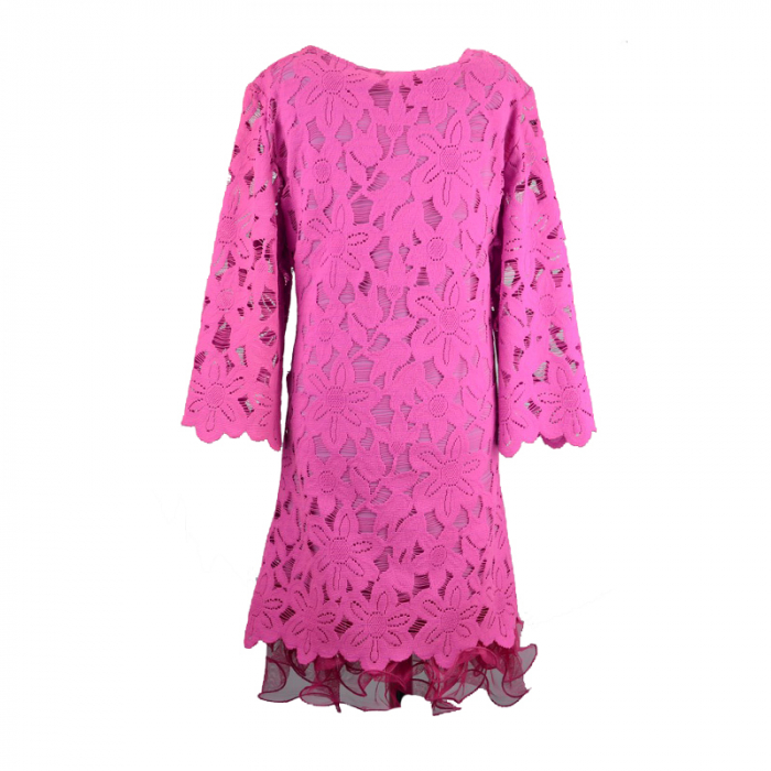 Rochita eleganta pentru fete Mini Junior DMN6745-128, Roz [2]