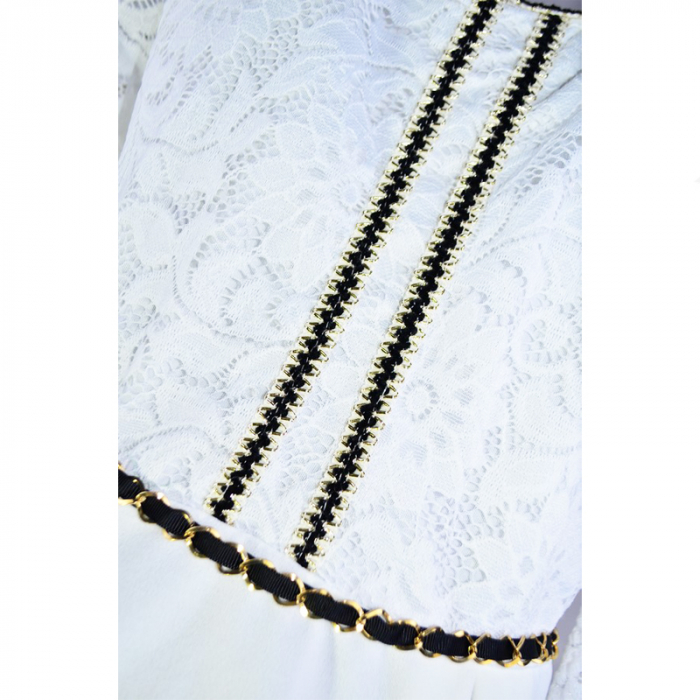 Rochie eleganta pentru fete Mini Junior RCH-ELMJ1, Alb [4]