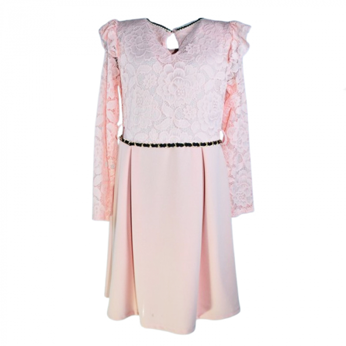 Rochie eleganta pentru fete Mini Junior RCH-ELMJ2, Roz [4]