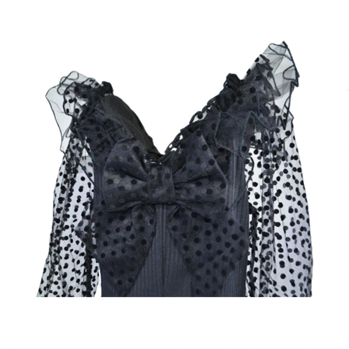 Rochie eleganta pentru fete Mini Junior RCHMJ-01, Negru [8]