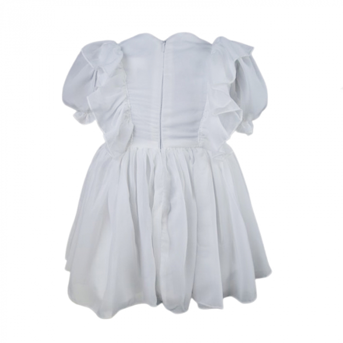 Rochie eleganta pentru fete Mini Junior RCHMJ-1, Alb [4]