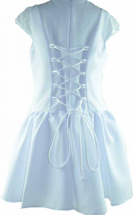 Rochita eleganta pentru fete Mini Junior SR14-128, Alb [3]