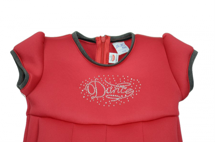Rochita eleganta pentru fete Mini Junior SRAC48-128, Rosu [2]
