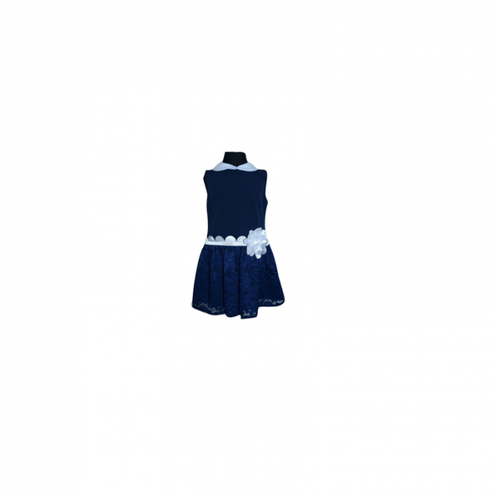 Rochita eleganta pentru fete Moda MDA3-B-116, Bleumarin [5]