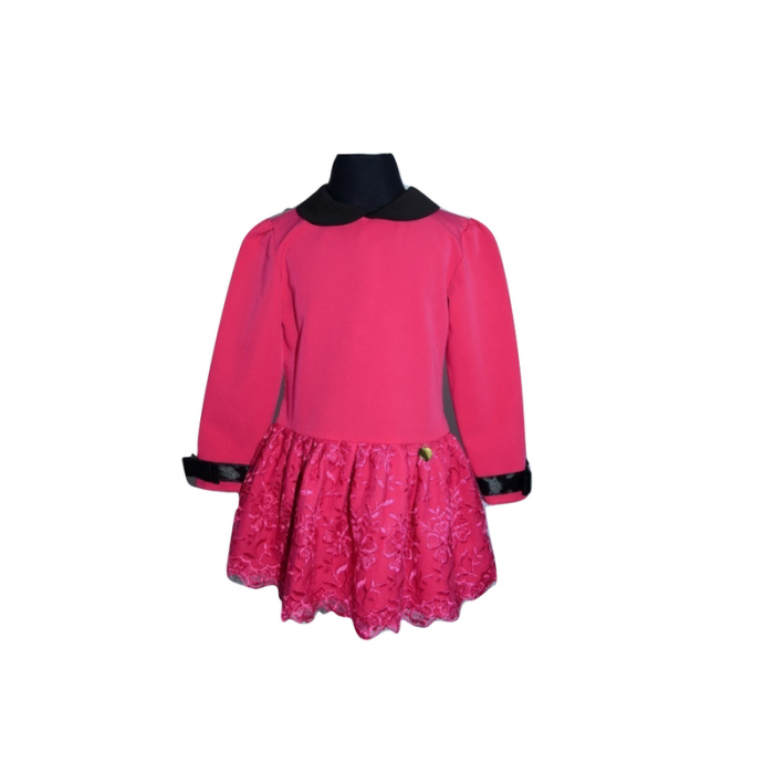 Rochita eleganta pentru fete Moda MDA5-R-104, Roz [5]