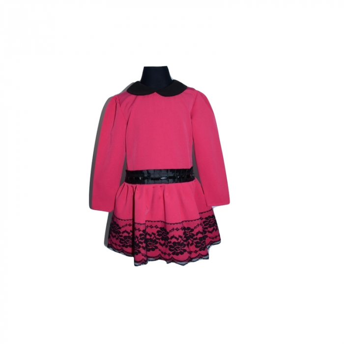 Rochita eleganta pentru fete Moda MDA6-R-98, Roz [4]
