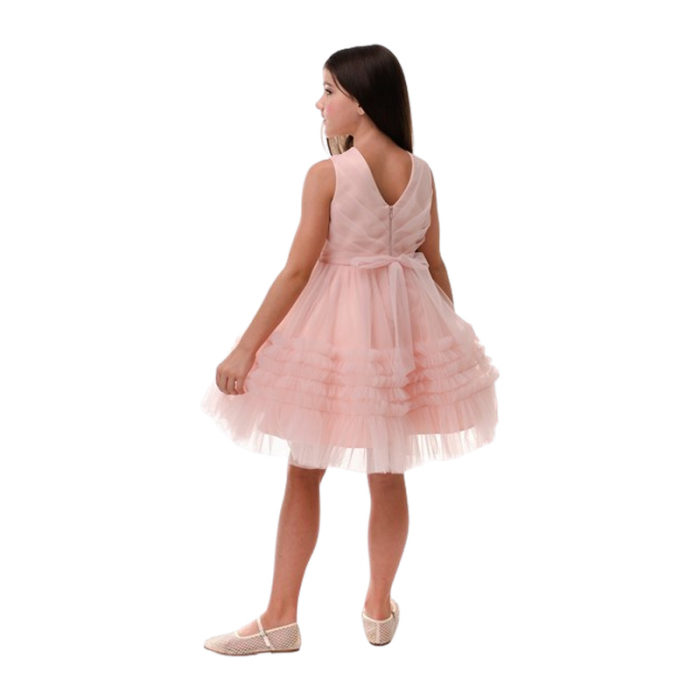 Rochie elegantă pentru fete, Suzie, DR124-Y3F21, Roz [3]