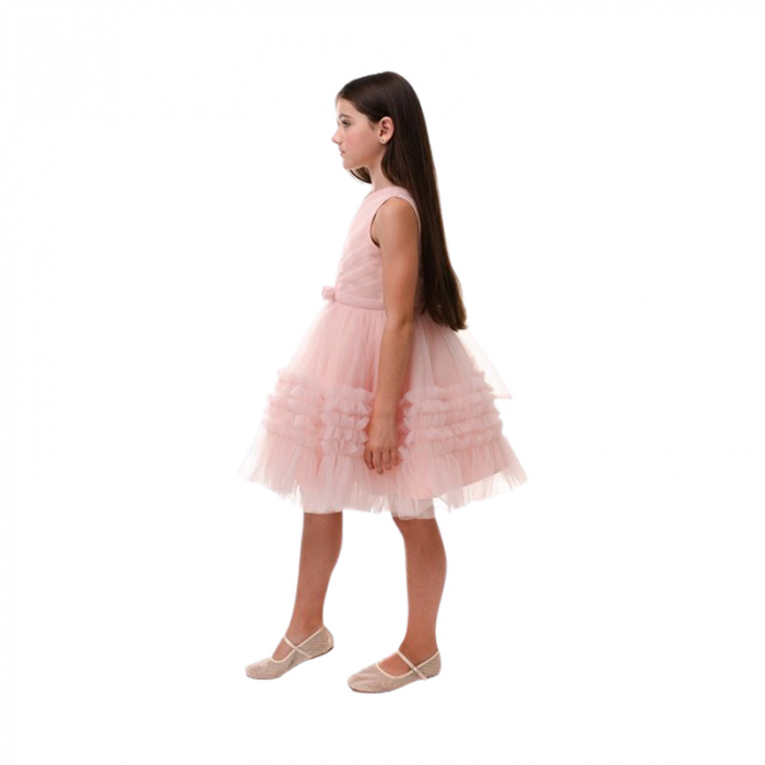 Rochie elegantă pentru fete, Suzie, DR124-Y3F21, Roz [2]