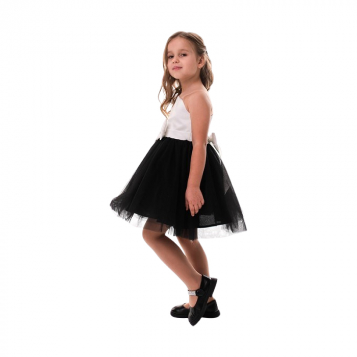 Rochie elegantă pentru fete, Suzie, DR142-1706, Negru [3]