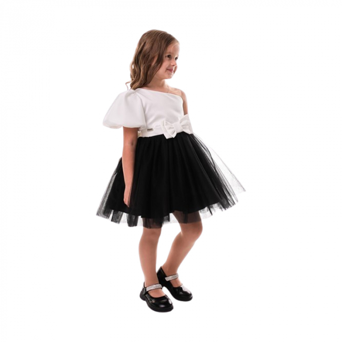 Rochie elegantă pentru fete, Suzie, DR142-1706, Negru [4]