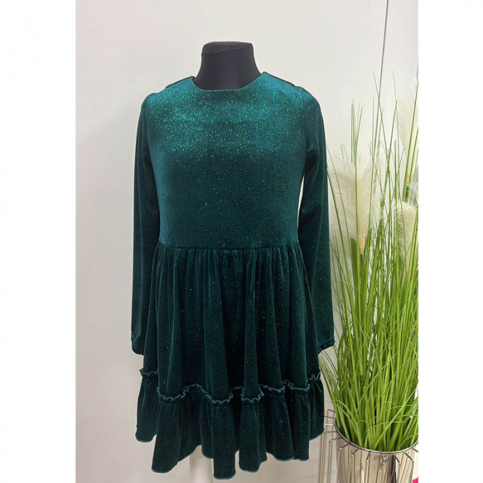 Rochie eleganta pentru fete Tylkomet RTLK-V1, Verde [3]