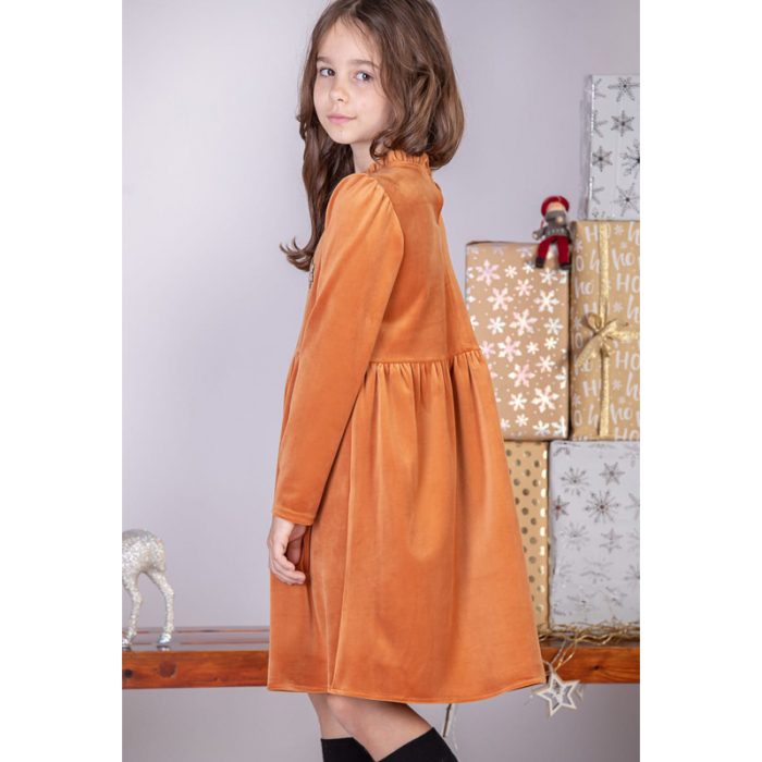 Rochie eleganta pentru fete Tylkomet TLY-2, Portocaliu [6]