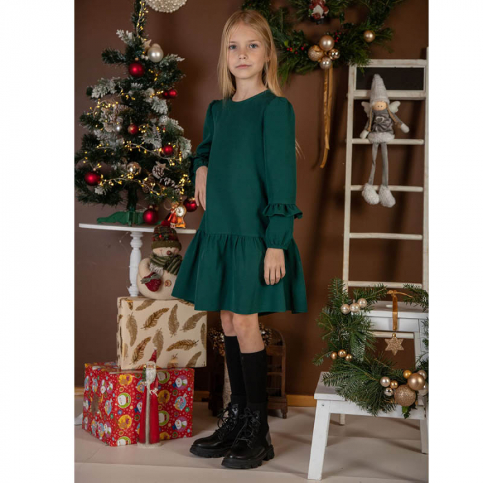 Rochie eleganta pentru fete Viwa P-273, Verde [5]