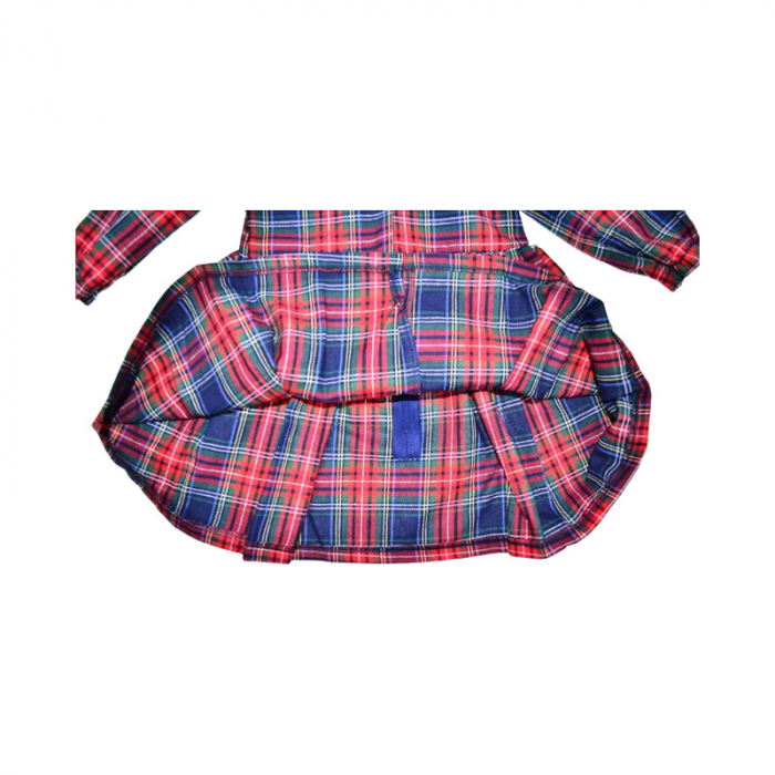 Set 2 piese format din rochie in carouri si gentuta pentru fete Baby Rose, 4616-4652, Rosu [5]