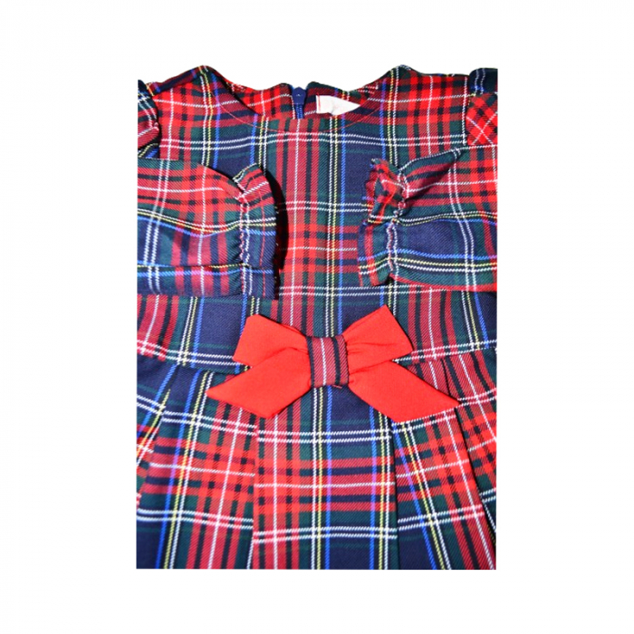 Rochie in carouri pentru fete Baby Rose, 4616, Rosu [3]
