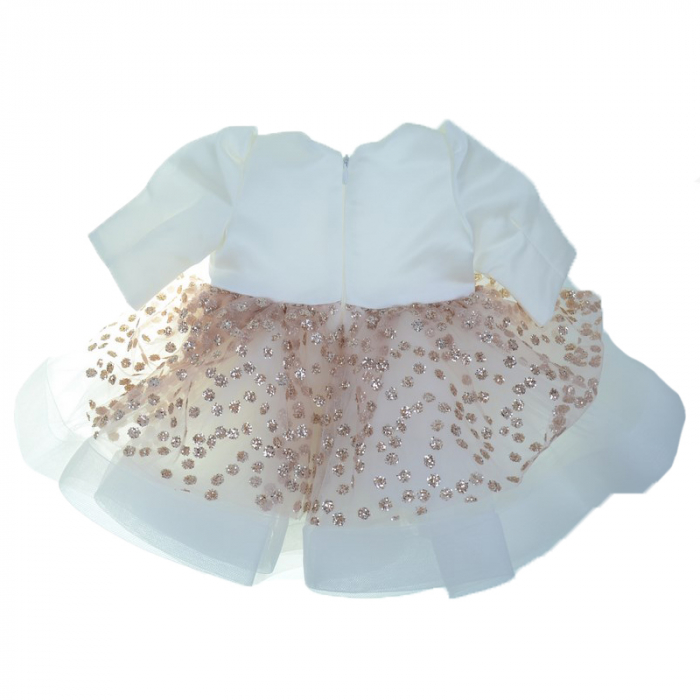 Rochie pentru fete Colibri RPF146-62, Alb [2]