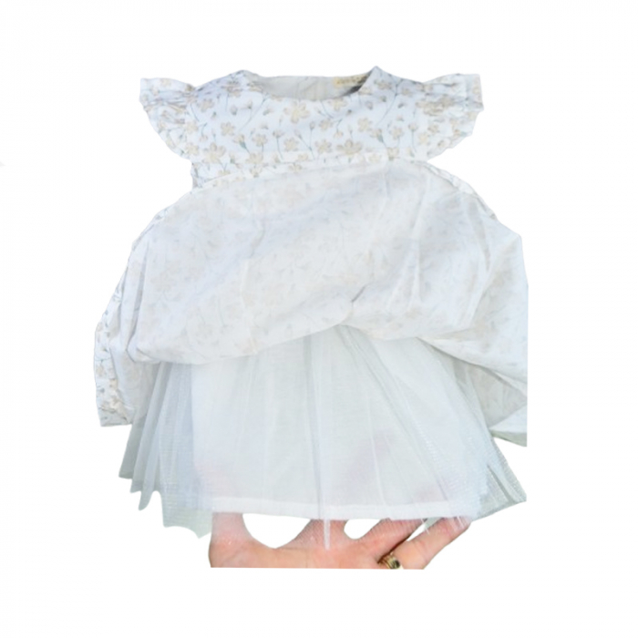 Rochie pentru fete Mini Junior 2193, Crem [5]