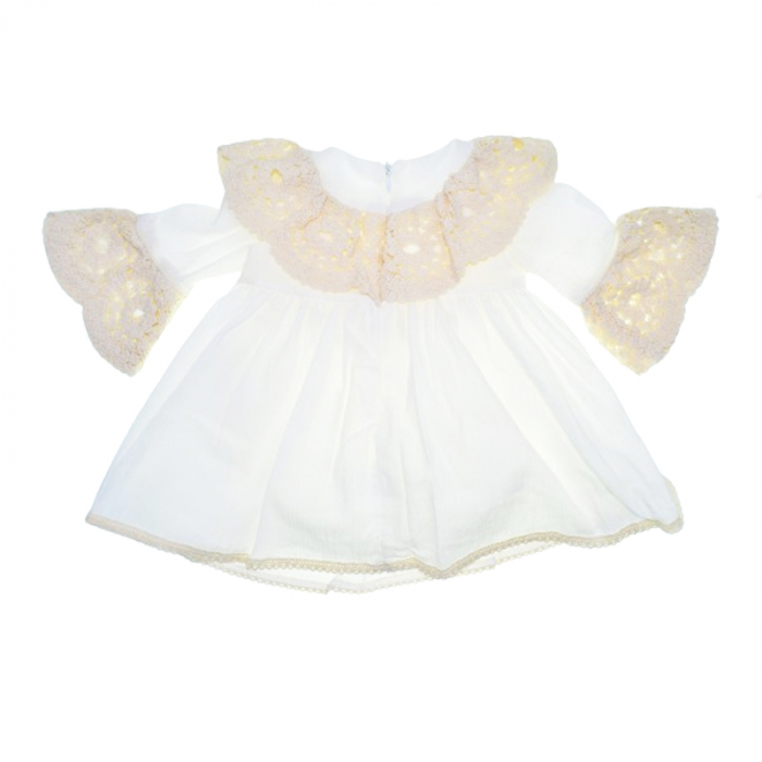 Rochie pentru fete Mini Junior COMP-3948, Alb [5]