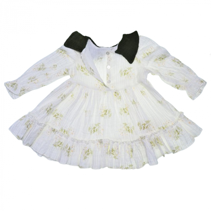 Rochie pentru fete Mini Junior COMP-787, Alb [2]