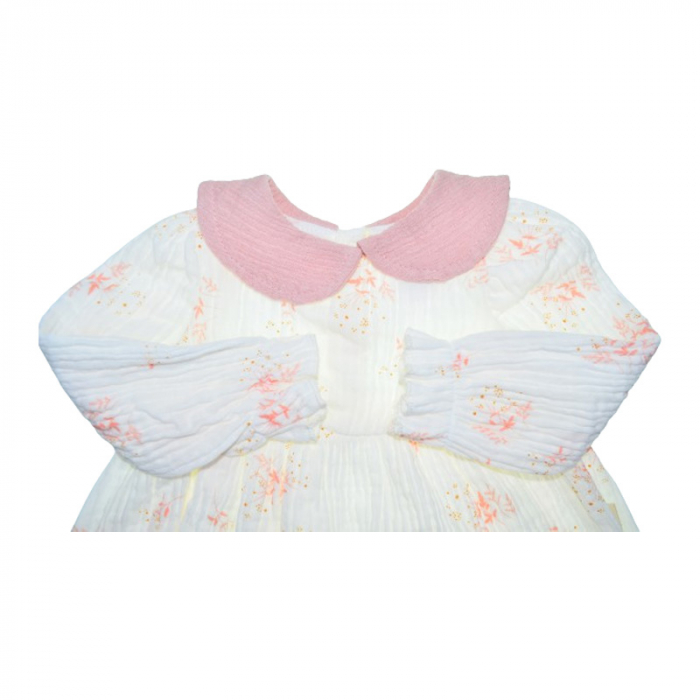 Rochie pentru fete Mini Junior RCH-MJ-787R, Alb [3]