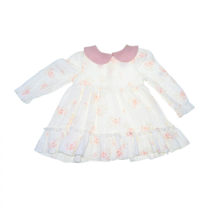 Rochie pentru fete Mini Junior RCH-MJ-787R, Alb [1]