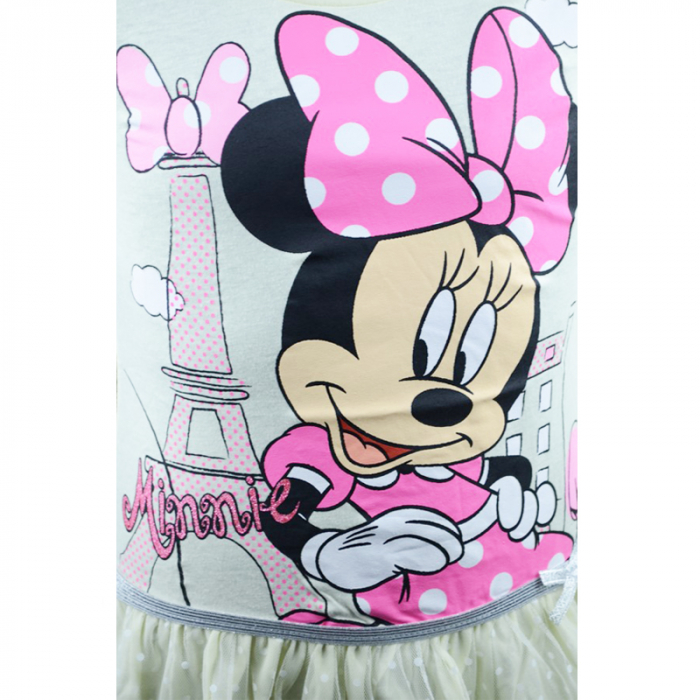 Rochita pentru fete Setino Minnie Mouse MIN-G-DRESS-11-110-cm, Galben [3]