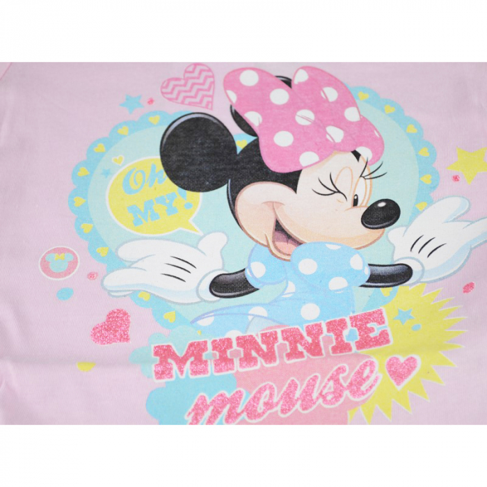 Rochita pentru fete Setino Minnie Mouse MIN-G-DRESS-12-128, Roz [3]