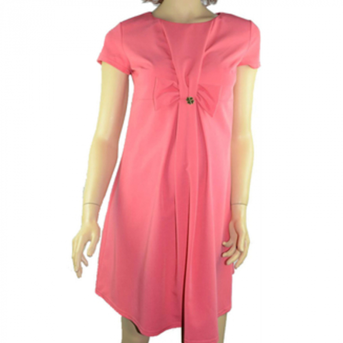 Rochie pentru gravide Mini Junior DDE3R, Roz [5]