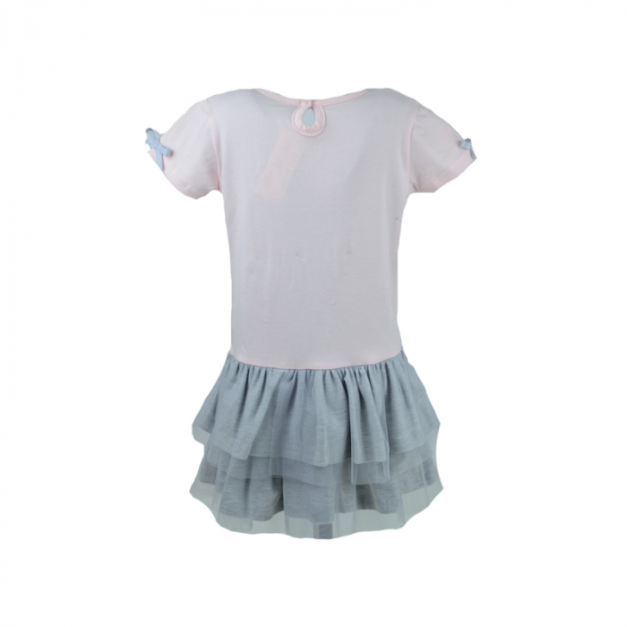 Rochita de vara pentru fete Mini Junior 120-74R-74-cm, Roz [2]