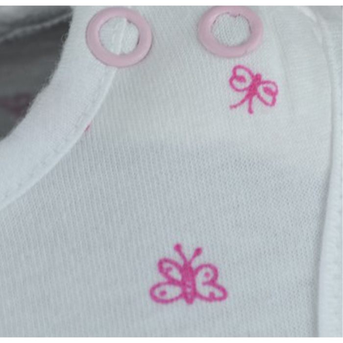 Rochita de vara pentru fete Wendee BV01900143-4-68-74-cm, Alb [2]