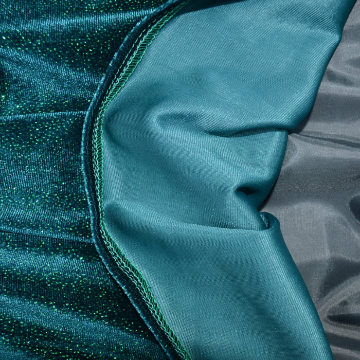 Rochie eleganta cu maneca lunga pentru fete Tylkomet RM7455, Verde [4]