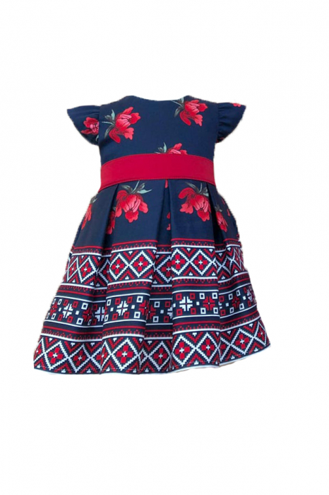 Rochita eleganta pentru fete Colibri RCF-001-140, Multicolor [5]