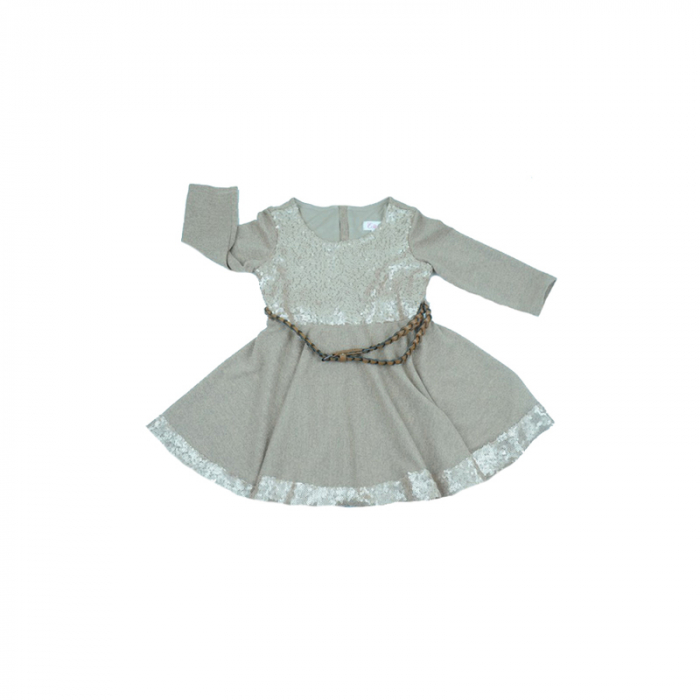 Rochita eleganta pentru fete Colibri REF1-MA-62, Crem [2]